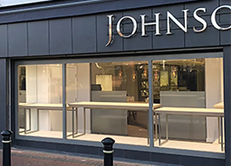 Retail shopfront, commercial electrical work by Aldridge Electrical