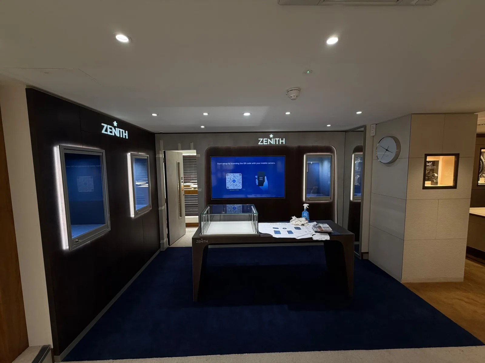 Showroom & display lighting, Ruddells Jewellers Wolverhampton fit-out by Aldridge Electrical